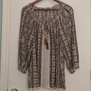 New Directions Weekend Long Sleeve Blouse Size L
